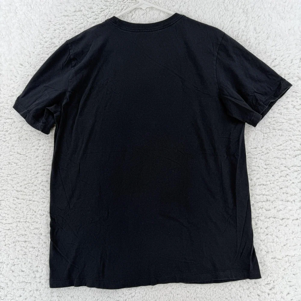 Nike Shirt Mens‎ Large Black Swoosh Logo Graphic Front Tee T-Shirt Tagless